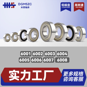 Rodamientos de Bolas de Ranura Profunda Dgmszc 6001 6002 6003 6004 6005 6006 6007 6008 de Bajo Ruido y Alta Velocidad - Product Image 5