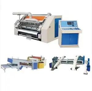 2 Ply Corrugation Board fingerless type single facer corrugated machine