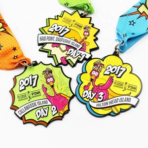 Manufacturers Wholesale Activity Theme Award <b>Metal</b> Commemorative Sports Medals Custom Breast Cancer Awareness Running Medals - Product Image 5
