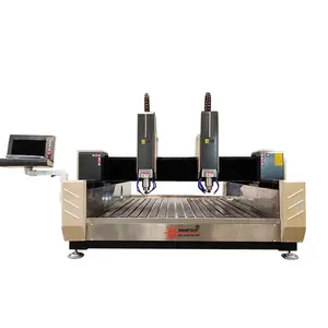 Giá Bán Buôn Đá Cẩm Thạch Granite Đúp Heads Khắc Cắt Cnc Router Máy