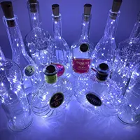 काग शराब की बोतल स्ट्रिंग रोशनी का नेतृत्व किया शैम्पेन की बोतल सजावट Diy के लिए एलईडी परी रोशनी पार्टी क्रिसमस हेलोवीन शादी