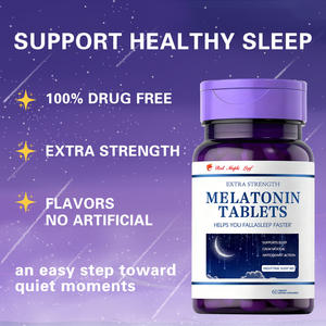 <span class=keywords><strong>Comprimés</strong></span> de mélatonine, complément alimentaire naturel pour favoriser le sommeil, non accoutumant, certifié GMP, approvisionnement en vrac - Product Image 4