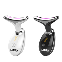 Appareil de massage multifonction pour le cou, appareil de beauté pour le visage, soin de la peau, machine de lifting du visage rechargeable à micro-courant