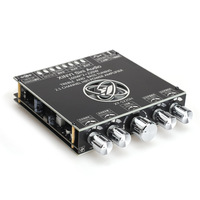 Carte amplificateur de puissance numérique professionnelle haute puissance 2.1 canaux 2*160W + 220W BT voiture transportant Module de caisson de basses lourd