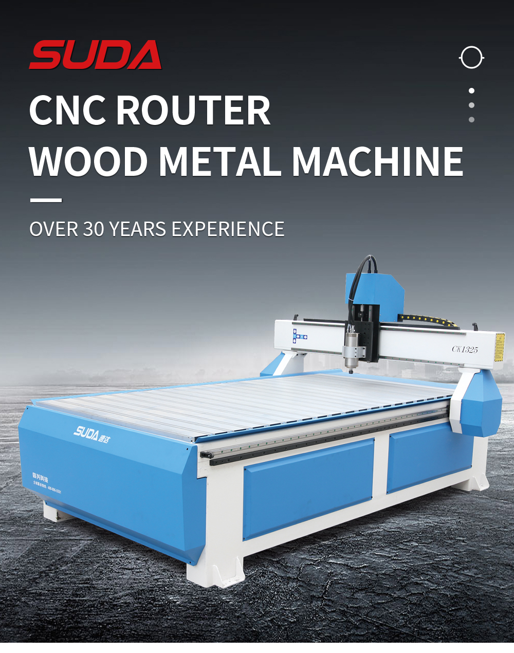 SUDA CK-1325 CNC Router - High-Speed Woodworking Machine for MDF
