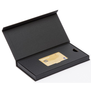 Black Cardboard Paper <strong>Card</strong> <strong>Box</strong> Packaging Custom Rigid Book Shaped Business Credit <strong>Wedding</strong> Gift <strong>Card</strong> <strong>Box</strong> - Product Image 1