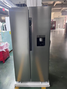 430L VCM Stainless Steel Color Frost-Free Electronic R600a Side-by-Side <b>Refrigerator</b> Water Dispenser for Household Hotel Use Sid - Product Image 2