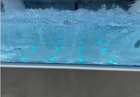 Baignoire de luxe double pour le surf, à température constante, autoportante, pour usage domestique et hôtelier, pour adultes, à installer en intérieur