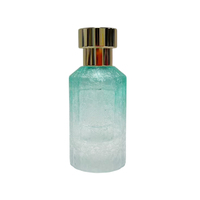 Flacon de parfum en verre rond élégant à fond épais, conception personnalisée OEM ODM, avec capuchon pulvérisateur métallique haut de gamme, flacon de parfum vide