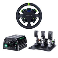 Volant et pédales de jeu PC RenixSim à entraînement direct, simulateur de conduite automobile, pédales de course pour jeux