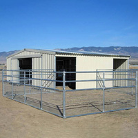 Abri pour moutons en acier professionnel, structure en acier, hangar pour animaux, abri pour chèvres en acier antirouille