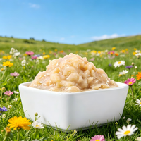 Délicieuse pâte de graines de lotus en conserve pour bubble tea. 900g. Conserves prêtes à consommer avec un contenu solide ≥50% à l'ouverture.