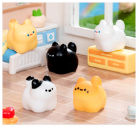 Miniatures d'animaux 3D Kawaii, figurines de jardin féerique à collectionner, jouet pour enfants, chats en résine, figurines de dessins animés, jouet en pâte à modeler pour enfants