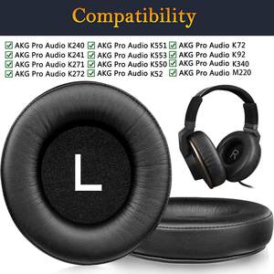 แผ่นรองหูฟังสำหรับเปลี่ยน สำหรับ <span class=keywords><strong>AKG</strong></span> Pro Audio K52 K72 K92 K240 K241 K271 K272 K550 K551 K553 S MKII MK2 - Product Image 2