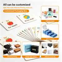 Tarjetas de Memoria en Inglés de Cartulina Resistente, Gran Venta, para el Aprendizaje del Vocabulario de los Niños, Enseñanza Escolar