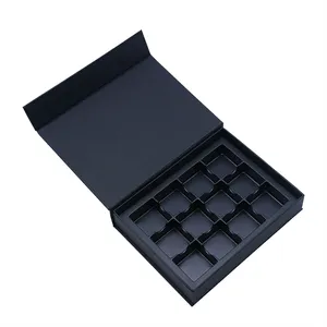 松露2018新设计的惊喜方形小滑动花式空心形巧克力盒