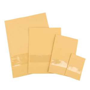 Bolsa de papel Kraft con logotipo propio impreso personalizado biodegradable o bolsa de papel Kraft limpia Bolsa de pie de papel Kraft marrón con ventana - Product Image 3