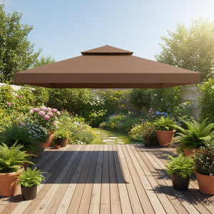 Cubierta de Repuesto para Gazebo de 2 Niveles, 10 x 10, para Exteriores, Solo la Cubierta Superior - Product Image 2
