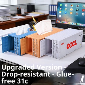 Boîte de rangement de papeterie en plastique Zhongchen, modèle A8, pour <span class=keywords><strong>conteneur</strong></span> de 20 pieds, décoration, cadeau, simulation personnalisée pour bureau - Product Image 2