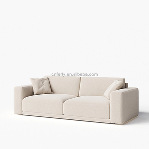 Sofá <span class=keywords><strong>de</strong></span> Tela Moderno y Lujoso FERLY, <span class=keywords><strong>3</strong></span>, <span class=keywords><strong>2</strong></span> y 1 Plazas, Muebles para Sala <span class=keywords><strong>de</strong></span> Estar, Tapizado, Color y Tamaño Personalizables, para Hogar y Hotel - Product Image 4