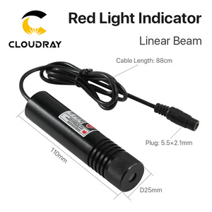 Cloudray BM134 650nm 635nm 빨간불 지시자 레이저 모듈 - Product Image 4