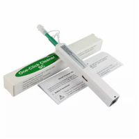 Stylo de nettoyage pour connecteur de fibre optique LC 1,25 mm, stylo de nettoyage pour connecteur SC FC 2,5 mm, 800 fois en un clic