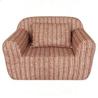 Fauteuil de salon moderne à un siège pour la maison, fauteuil rectangulaire en tissu avec rembourrage en éponge à compression sous vide pour le salon