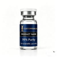 Étiquettes personnalisées de haute qualité 3 ml 10 ml pour les boîtes d'emballage de peptides