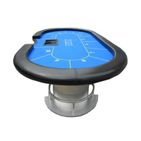 Fabricant en gros de tables de poker Texas Hold'Em modernes et écologiques en bois et de tables de jeu de cartes, styles variés