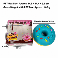 Jouet anti-stress doux en forme de donut, à presser, Kawaii, à remontée lente, sensoriel, cadeau amusant, nouveauté, malléable, apaisant pour les mains