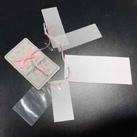 Étiquettes suspendues personnalisées en carton PVC avec RFID étanche pour vêtements, chaussures et chaussettes - Logo et couleur personnalisés