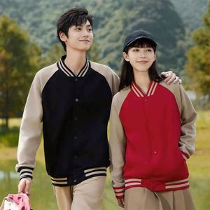 Hot Sale Stand Collar Sweatshirts for Men Fleece Varsity Jackets Coat Logo Shirts Women Jacket Baseball Jersey - Product Image 5