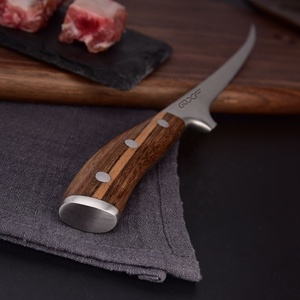 <span class=keywords><strong>Couteau</strong></span> de cuisine allemand désossage en acier inoxydable <span class=keywords><strong>couteau</strong></span> à <span class=keywords><strong>filet</strong></span> couteaux à <span class=keywords><strong>poisson</strong></span> avec manche en bois de zèbre - Product Image 5