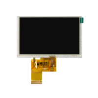 Écran LCD 5 pouces TFT semi-réfléchissant et semi-transparent interface 800 * 480RGB pour l'instrumentation