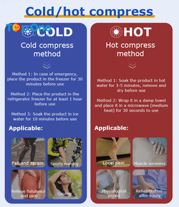 Paquetes fríos calientes de gel de hielo rojo azul reutilizables de alta calidad TopOne para terapia médica y cuidado de la salud - Product Image 3