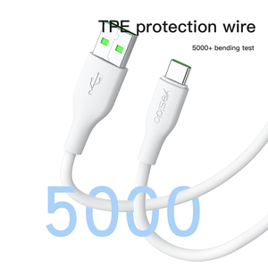 YesIDo 1.2เมตร PVC <span class=keywords><strong>ข้อมูล</strong></span> QC3.0 Cabo Type C Super PD QC สายชาร์จเร็ว5A USB-C สำหรับ <span class=keywords><strong>OPPO</strong></span> Samsung Huawei HUAWEI Huawei - Product Image 4