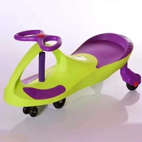Voiture à bascule pour enfants, voiture à bascule en plastique pour enfants, voiture à bascule pour bébés de 1 à 3 à 6 ans, roues silencieuses omnidirectionnelles, anti-basculement