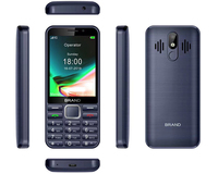 Téléphone mobile à clavier bas de gamme S340 3,2 pouces, compatible WhatsApp et Facebook, vente en gros OEM, 4G