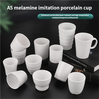 Nouveauté Bestseller – Tasses en PC ultra-transparentes et sûres, conception anti-fuite, antidérapantes, résistantes à l'ébullition et au lave-vaisselle, blanches