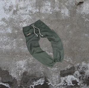 Pantalon de survêtement pour homme d'hiver avec logo personnalisé, taille haute, couleur foncée, style vintage, jambe large, respirant, tissu en toile écologique - Product Image 2