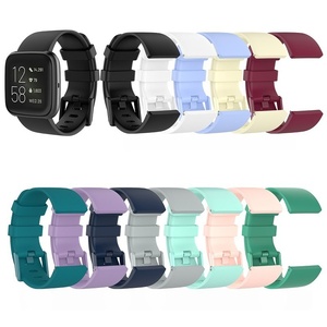 Correa de Reloj Deportiva de Silicona para <span class=keywords><strong>Fitbit</strong></span> <span class=keywords><strong>Versa2</strong></span>/Versa1/Versa Lite, Accesorio de Pulsera de Silicona - Product Image 2