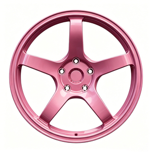 Rines de Aleación de Aluminio de Cinco Radios para Autos de Carreras, Rines Forjados de Una Pieza de 17 18 19 20 21 22 Pulgadas 5x100 5x108 5x112 5x114.3 - Product Image 4