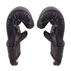 GAF Gants de boxe Gants de boxe Design personnalisé de Gym Boxe Training Cuir Noir Fitness Rouge - Product Image 4