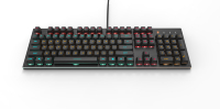 Capuchons de touches ABS rétroéclairés RVB pleine grandeur personnalisés clavier de jeu filaire clavier mécanique d'ordinateur
