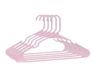 Bán Hot sử dụng hàng ngày không trượt màu hồng nhựa Móc áo bán buôn bền rơm lúa mì Móc nhựa - Product Image 1