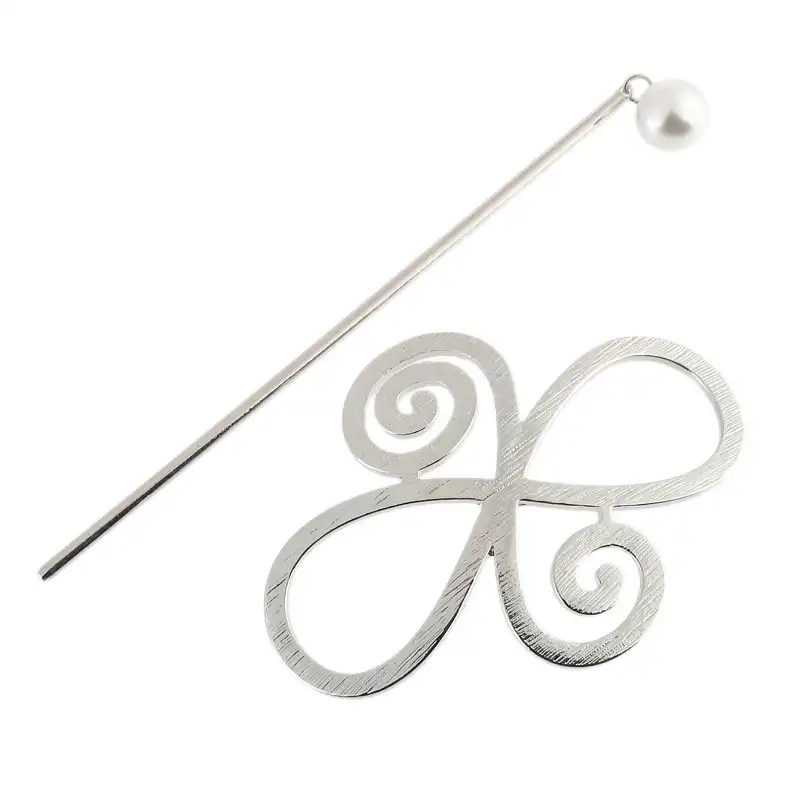 Curved Hair Simple Trendy Irregular Curved Geometric Hair Stick For Girls Women Hollow Hairpins Ornament Headdress Jewelry