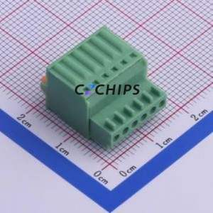 KF2EDGKD-2.5-6P Plug-in Terminal Block P=2.5mm Connector ( Connector Type: Plug )( Construction: 1x6P )( Pitch: 2.5mm ) - Product Image 1