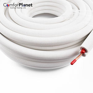 Hvacr ท่อทองแดงหุ้มฉนวนสีขาว20เมตรพร้อมฉนวนระบบอากาศ hvacr สารทำความเย็นพิเศษ - Product Image 3