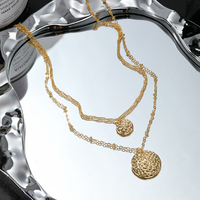 KISSWIFE 2025 nouvelle mode coeur Triple couches pendentif collier pour femmes filles bijoux