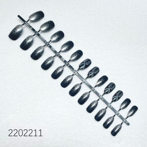 Uñas Postizas de la Serie Marvel, 24 Piezas, Material ABS, Forma de Estilete, Diseño Cuadrado Tipo Ataúd, Nuevo Diseño, Uñas Artificiales - Product Image 5